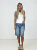 Mica Bermuda Daisy Shorts-190 Skirts/Shorts- Simply Simpson's Boutique is a Women's Online Fashion Boutique Located in Jupiter, Florida