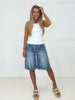 Mica Bermuda Daisy Shorts-190 Skirts/Shorts- Simply Simpson's Boutique is a Women's Online Fashion Boutique Located in Jupiter, Florida