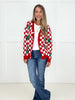 Checkered Christmas Cheer Cardigan