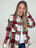 Mistletoe Magic Shacket-150 Sweaters- Simply Simpson's Boutique is a Women's Online Fashion Boutique Located in Jupiter, Florida