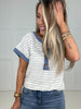 Heimish Sassy Stripes Top-210 Other Bottoms- Simply Simpson's Boutique is a Women's Online Fashion Boutique Located in Jupiter, Florida