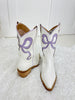 Lavender Short Bow Boots-260 Shoes- Simply Simpson's Boutique is a Women's Online Fashion Boutique Located in Jupiter, Florida
