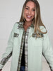 Mint Condition Waffle Knit Shacket