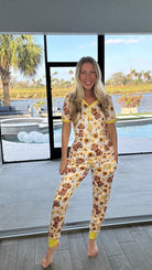 Preorder Shirley & Stone Highland Cow Pajama Collection-220 Lounge wear/Pajamas- Simply Simpson's Boutique is a Women's Online Fashion Boutique Located in Jupiter, Florida