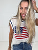 Crochet Flag Tank Top-120 Sleeveless- Simply Simpson's Boutique is a Women's Online Fashion Boutique Located in Jupiter, Florida