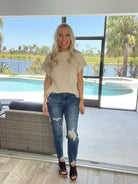 Judy Blue Queen of Hearts Boyfriend Jeans-200 Jeans- Simply Simpson's Boutique is a Women's Online Fashion Boutique Located in Jupiter, Florida