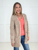 Mocha Confetti Comfort Cardigan-170 Cardigans- Simply Simpson's Boutique is a Women's Online Fashion Boutique Located in Jupiter, Florida