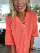 Emmie Short Sleeve Button Up Top-100 Short Sleeves- Simply Simpson's Boutique is a Women's Online Fashion Boutique Located in Jupiter, Florida