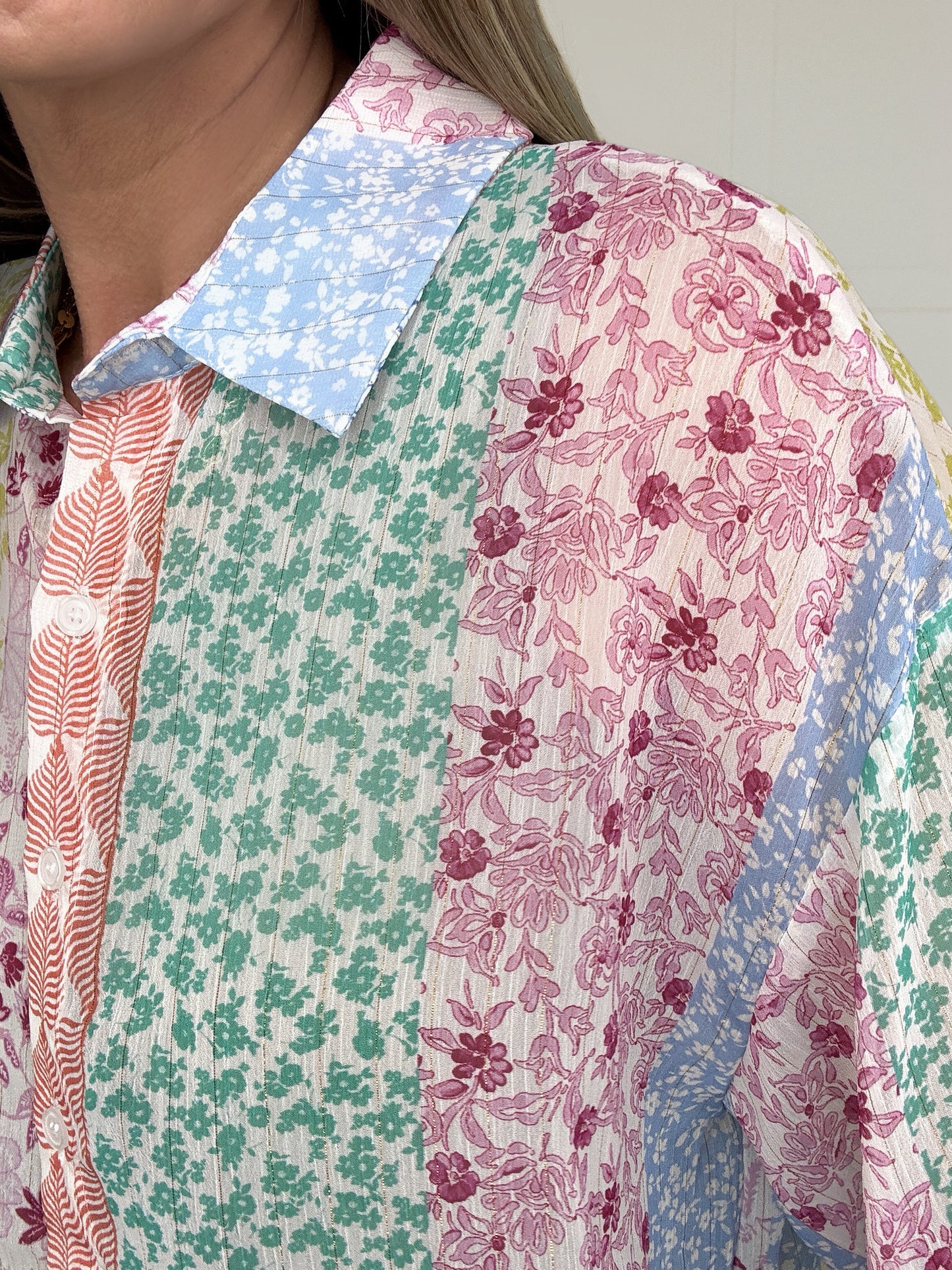 Free Spirit Florals Button Down