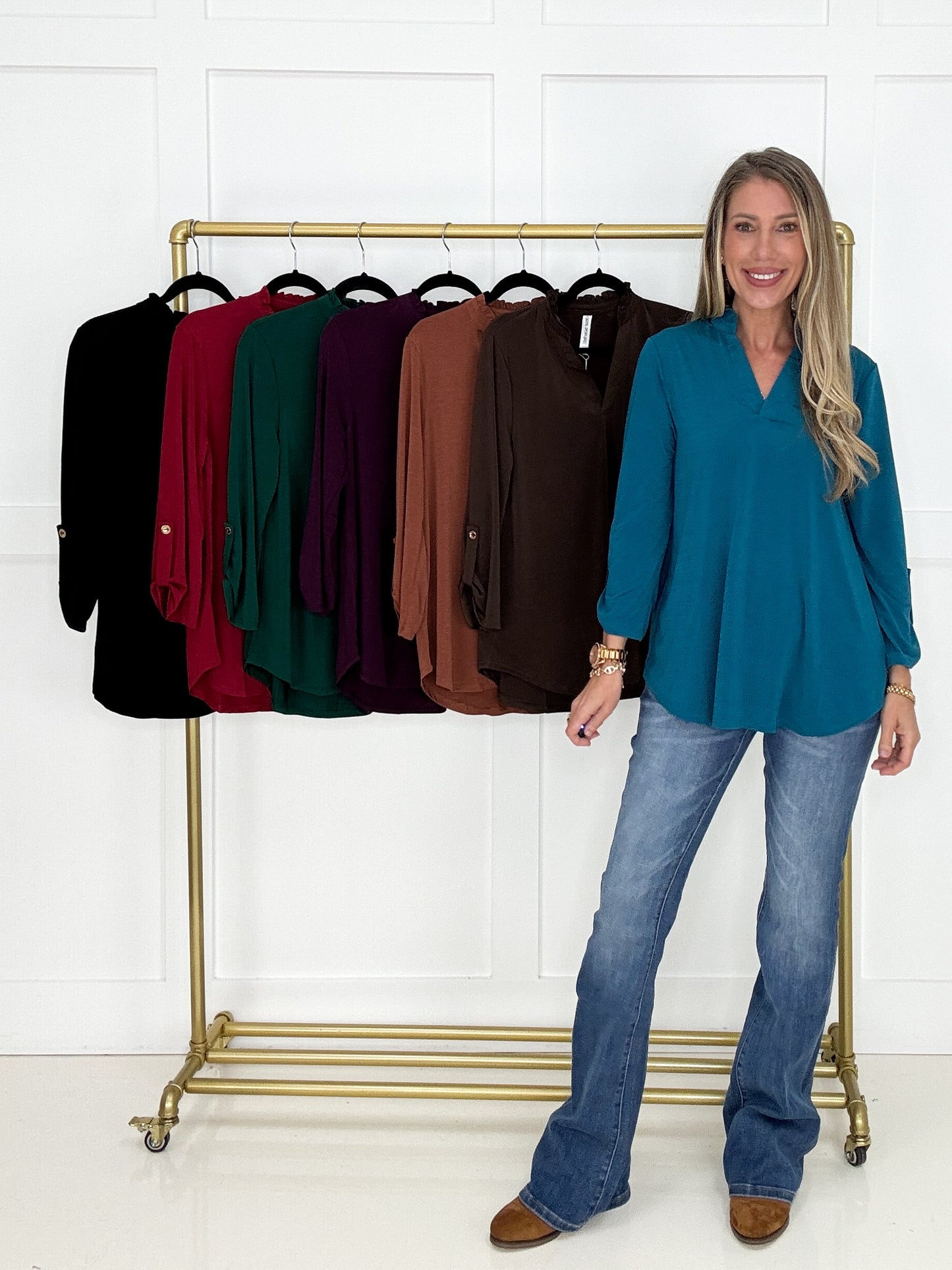 Dear Scarlett Laurel Lizzy-110 Long Sleeves- Simply Simpson's Boutique is a Women's Online Fashion Boutique Located in Jupiter, Florida