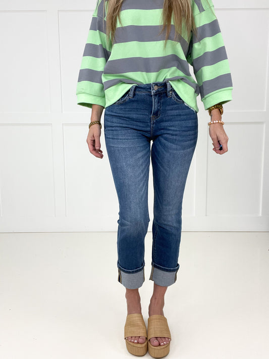 Mica Zaley Straight Leg Jeans-200 Jeans- Simply Simpson's Boutique is a Women's Online Fashion Boutique Located in Jupiter, Florida