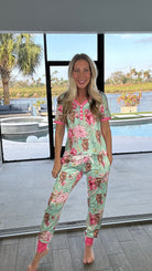 Preorder Shirley & Stone Highland Cow Pajama Collection-220 Lounge wear/Pajamas- Simply Simpson's Boutique is a Women's Online Fashion Boutique Located in Jupiter, Florida