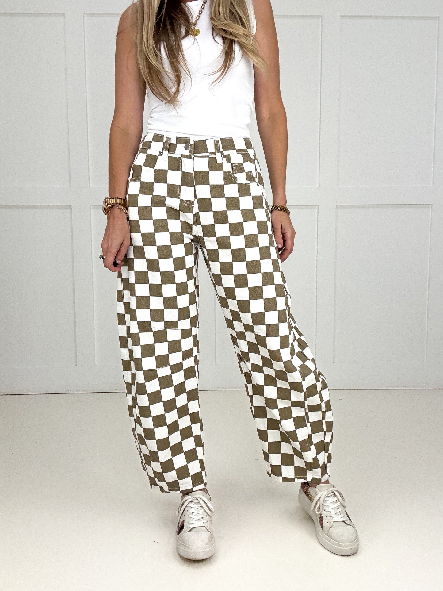 Checkmate Barrel Jeans