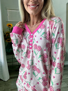 Shirley & Stone Adore Me Pajama Collection-220 Lounge wear/Pajamas- Simply Simpson's Boutique is a Women's Online Fashion Boutique Located in Jupiter, Florida