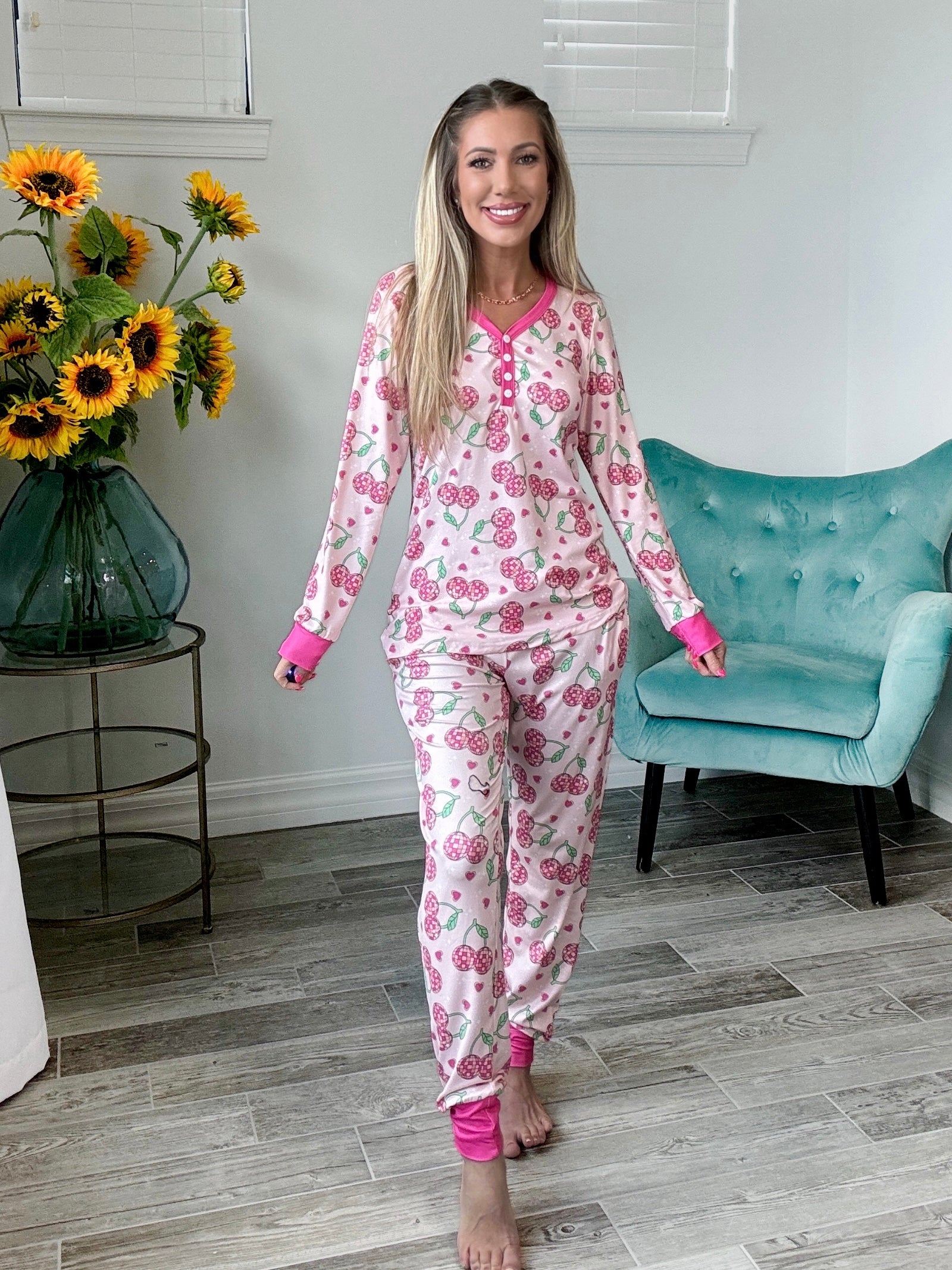 Shirley & Stone Adore Me Pajama Collection-220 Lounge wear/Pajamas- Simply Simpson's Boutique is a Women's Online Fashion Boutique Located in Jupiter, Florida