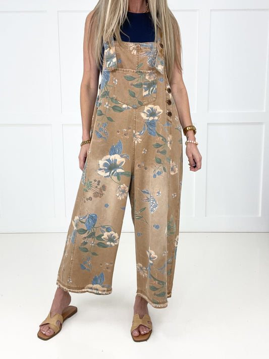 Mocha Bluebell Overalls-250 Rompers/Sets- Simply Simpson's Boutique is a Women's Online Fashion Boutique Located in Jupiter, Florida