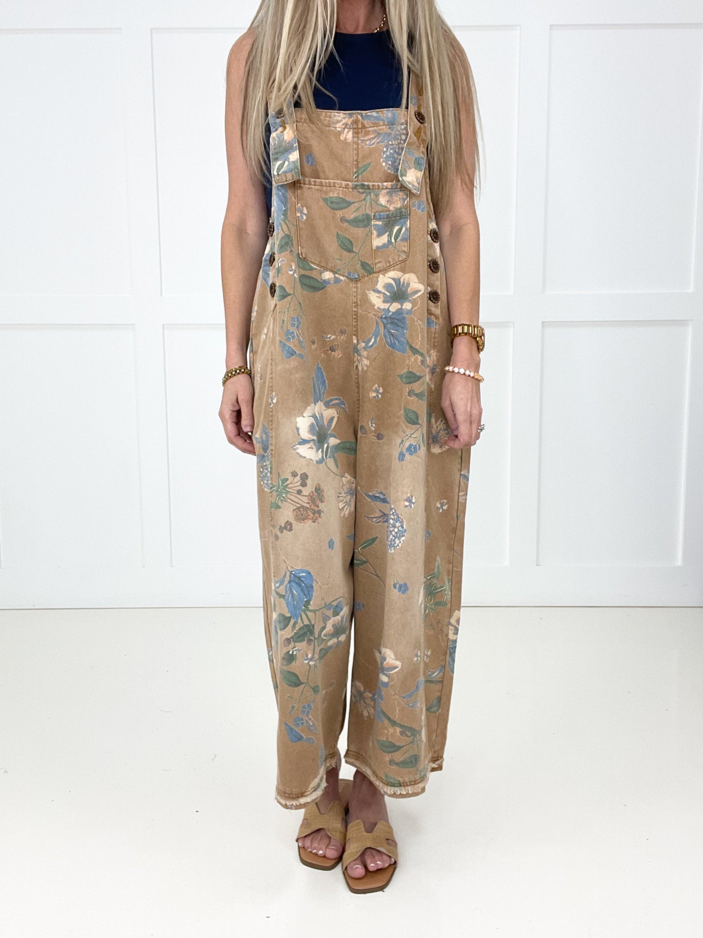 Mocha Bluebell Overalls