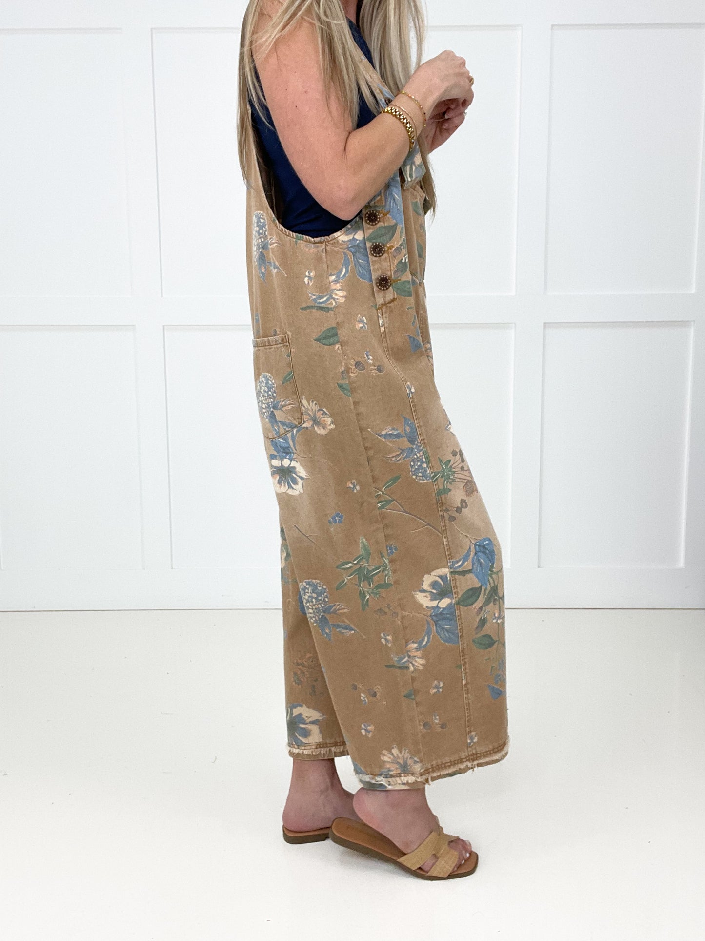 Mocha Bluebell Overalls