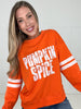Pumpkin Spice Varsity Pullover