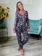 Shirley & Stone Adore Me Pajama Collection-220 Lounge wear/Pajamas- Simply Simpson's Boutique is a Women's Online Fashion Boutique Located in Jupiter, Florida