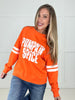 Pumpkin Spice Varsity Pullover