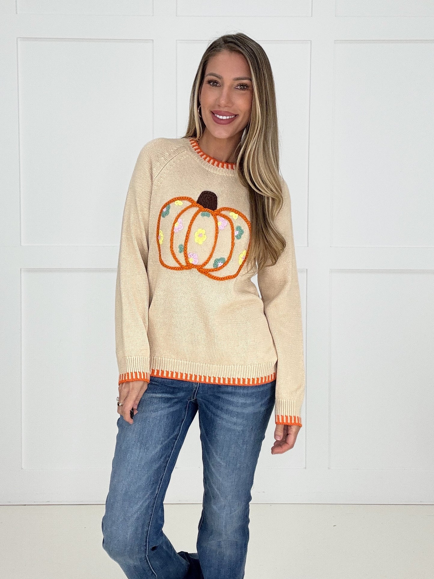 Petals & Pumpkins Sweater