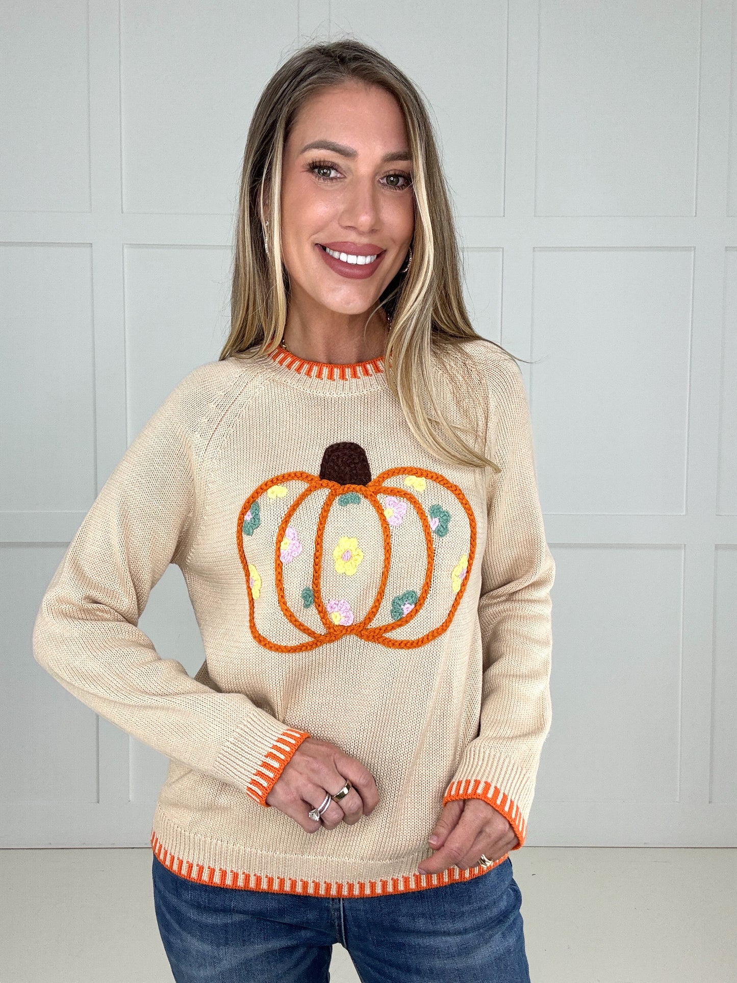 Petals & Pumpkins Sweater