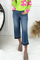 Judy Blue Tummy Control Cropped Wide Leg Jeans-200 Jeans- Simply Simpson's Boutique is a Women's Online Fashion Boutique Located in Jupiter, Florida