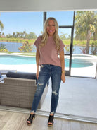 Best Days Short Sleeve Knit Top-100 Short Sleeves- Simply Simpson's Boutique is a Women's Online Fashion Boutique Located in Jupiter, Florida