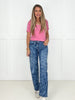 Risen Secret Garden Straight Leg Jeans-200 Jeans- Simply Simpson's Boutique is a Women's Online Fashion Boutique Located in Jupiter, Florida