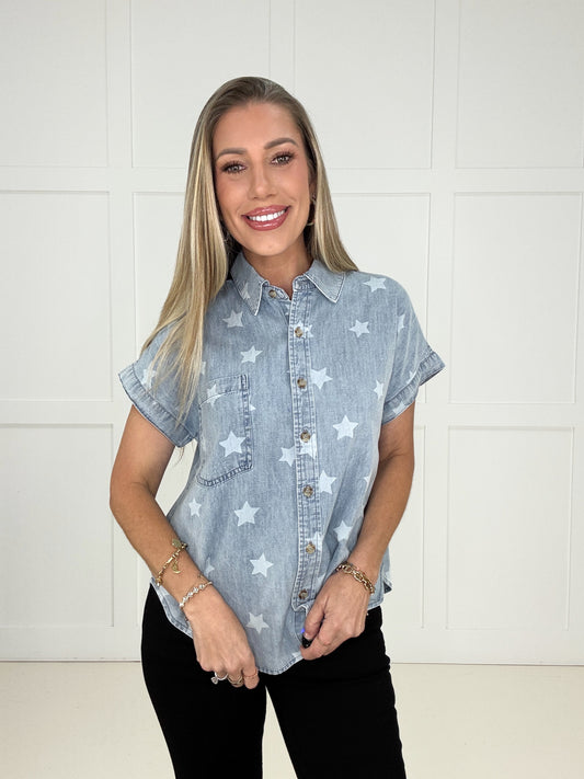 Starstruck Chambray Button-Up