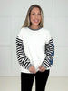 Starry Side Stripe Sweater