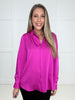 Magenta Bold Move Button Down Blouse