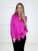 Magenta Bold Move Button Down Blouse