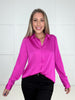 Magenta Bold Move Button Down Blouse