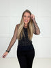 Black Bling Babe Top
