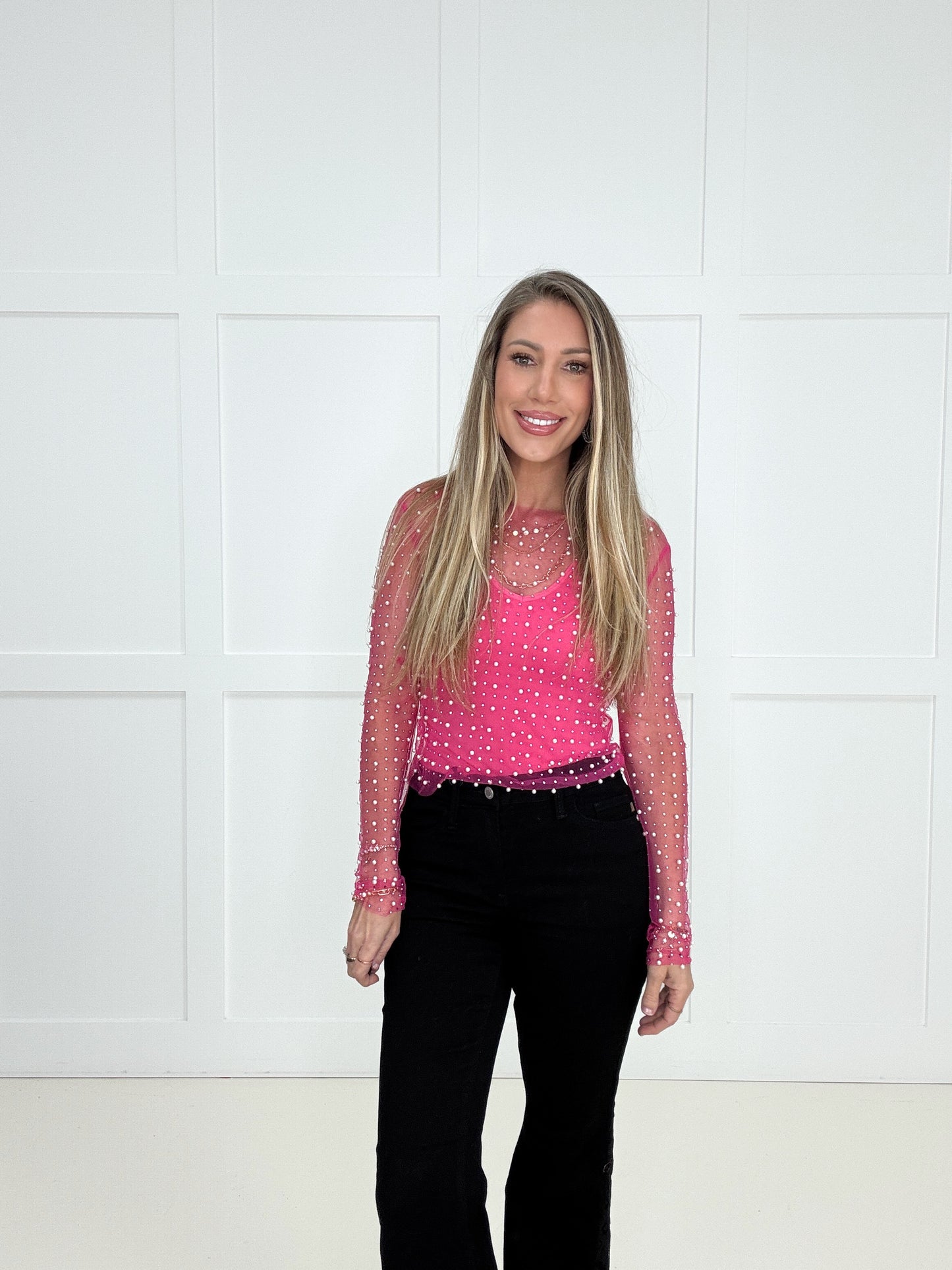 Pink Bling Babe Top