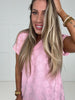 Flower Power V Neck Tee