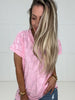 Flower Power V Neck Tee