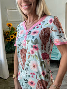 Shirley & Stone Animal Pajamas-220 Lounge wear/Pajamas- Simply Simpson's Boutique is a Women's Online Fashion Boutique Located in Jupiter, Florida