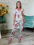 Shirley & Stone Animal Pajamas-220 Lounge wear/Pajamas- Simply Simpson's Boutique is a Women's Online Fashion Boutique Located in Jupiter, Florida