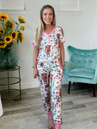 Shirley & Stone Animal Pajamas-220 Lounge wear/Pajamas- Simply Simpson's Boutique is a Women's Online Fashion Boutique Located in Jupiter, Florida