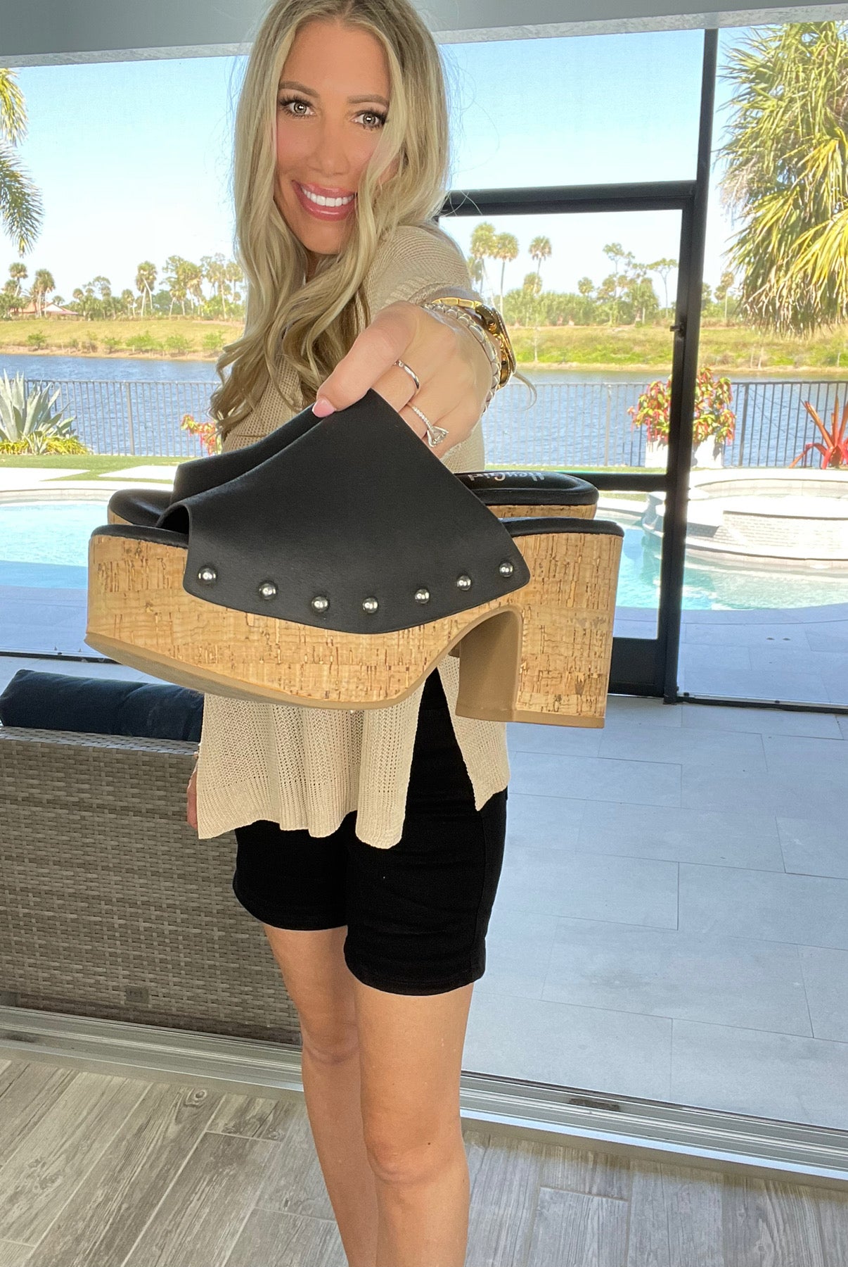 Corkys Bada Bing Black Platform Sandals-260 Shoes- Simply Simpson's Boutique is a Women's Online Fashion Boutique Located in Jupiter, Florida