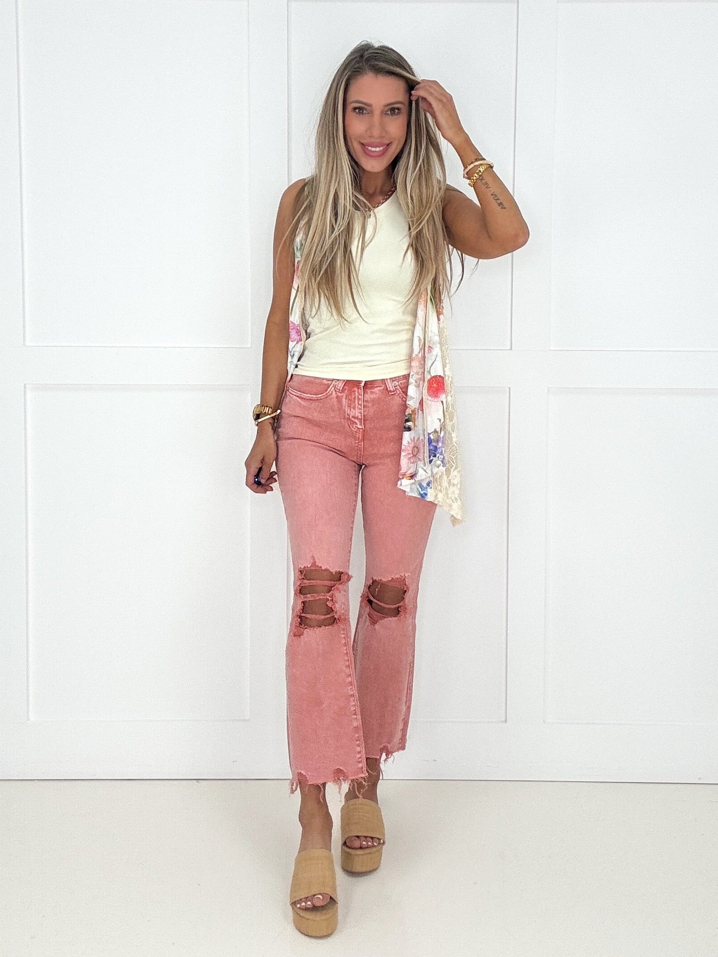 Mica Sunset Vintage Flare Jeans-200 Jeans- Simply Simpson's Boutique is a Women's Online Fashion Boutique Located in Jupiter, Florida