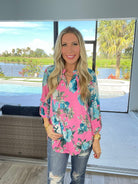 Dear Scarlett Cotton Candy Lizzy-110 Long Sleeves- Simply Simpson's Boutique is a Women's Online Fashion Boutique Located in Jupiter, Florida