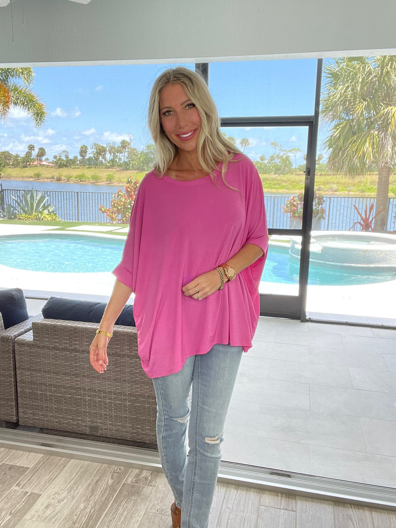 (Multiple Colors) Dear Scarlett Forever Love Top-100 Short Sleeves- Simply Simpson's Boutique is a Women's Online Fashion Boutique Located in Jupiter, Florida