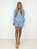 Stitch & Co Sky Blue Daisy Sweatshirt-160 Sweatshirts- Simply Simpson's Boutique is a Women's Online Fashion Boutique Located in Jupiter, Florida