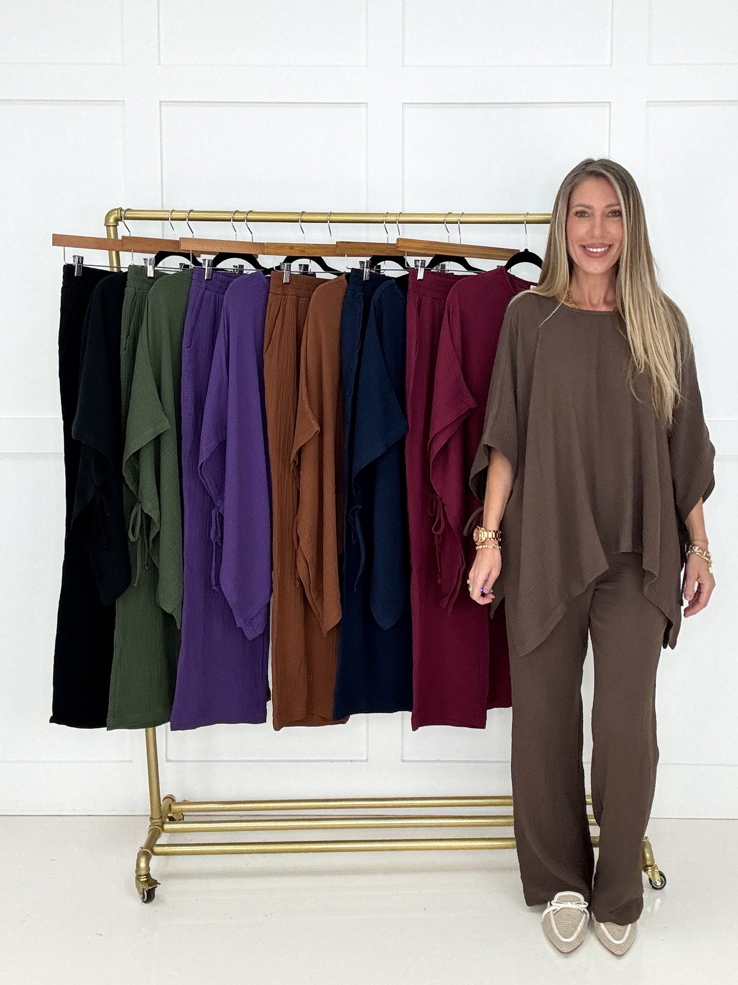 Dear Scarlett Amalfi Lounge set-220 Lounge wear/Pajamas- Simply Simpson's Boutique is a Women's Online Fashion Boutique Located in Jupiter, Florida
