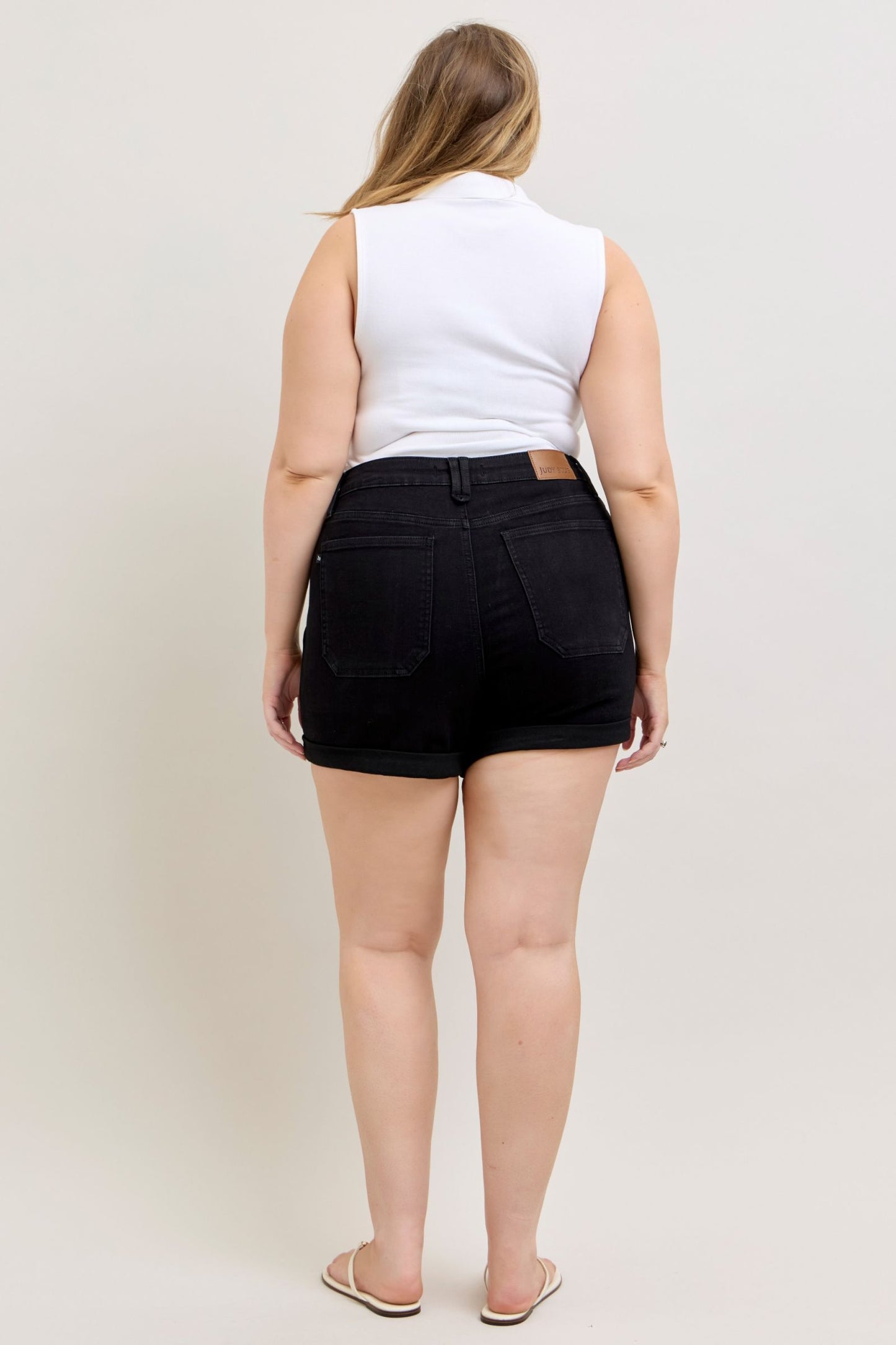 Judy Blue Black Weekender Shorts-190 Skirts/Shorts- Simply Simpson's Boutique is a Women's Online Fashion Boutique Located in Jupiter, Florida