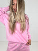 Stitch & Co Pink Daisy Sweatshirt-160 Sweatshirts- Simply Simpson's Boutique is a Women's Online Fashion Boutique Located in Jupiter, Florida